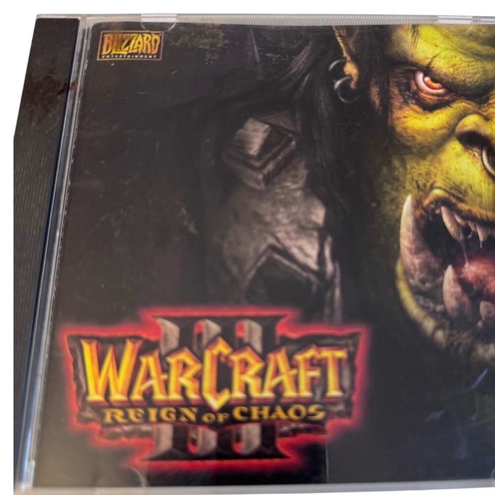 Warcraft III Reign of Chaos PC Game Blizzard Game of the Year 2002
